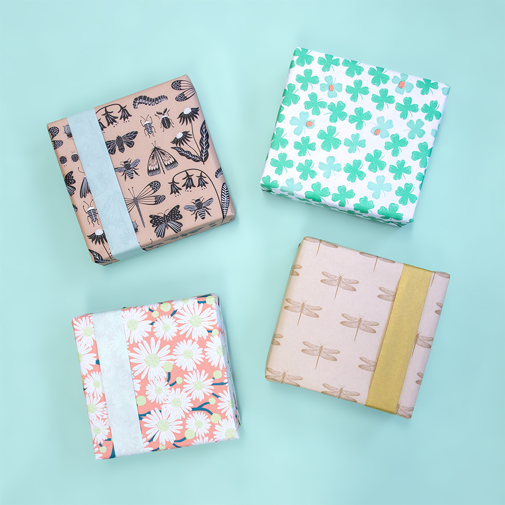 Emballez vos cadeaux dans l'ambiance printanière