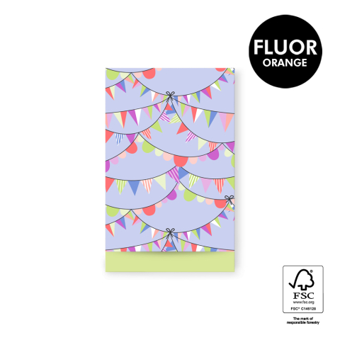 P43.331.012 Cadeauzakjes - Party Guirlande Sky - Lime - 12 x 19 cm