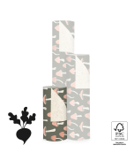 P15.307.030 Inpakpapier - Mushrooms Forest Green