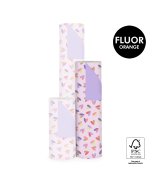 P15.332.050 Inpakpapier - Hearts Duo Pink - Lilac