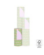 P15.359.030 Inpakpapier - Floral Stripe - Pastel Pink