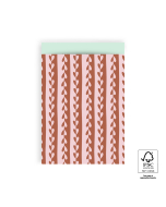 P43.354.017 Cadeauzakjes - Hearts Mini - Pastel Mint - 17 x 25 cm