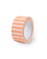 P63.061.050 Paper Tape - Stripe - Salmon